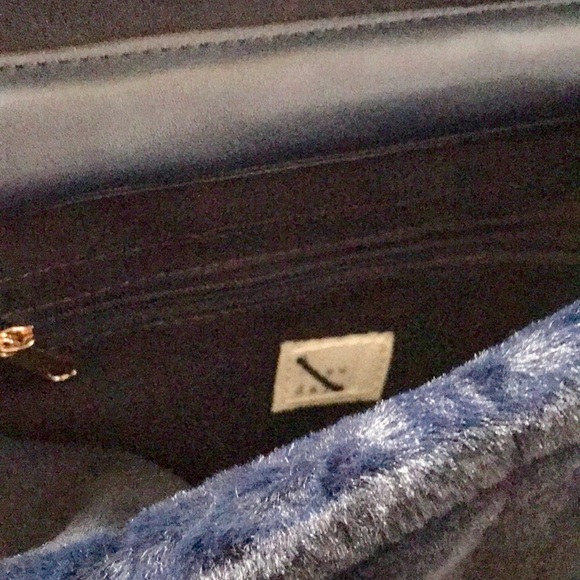 A New Day Faux Fur Convertible Wristlet / Clutch - Picture 5 of 5